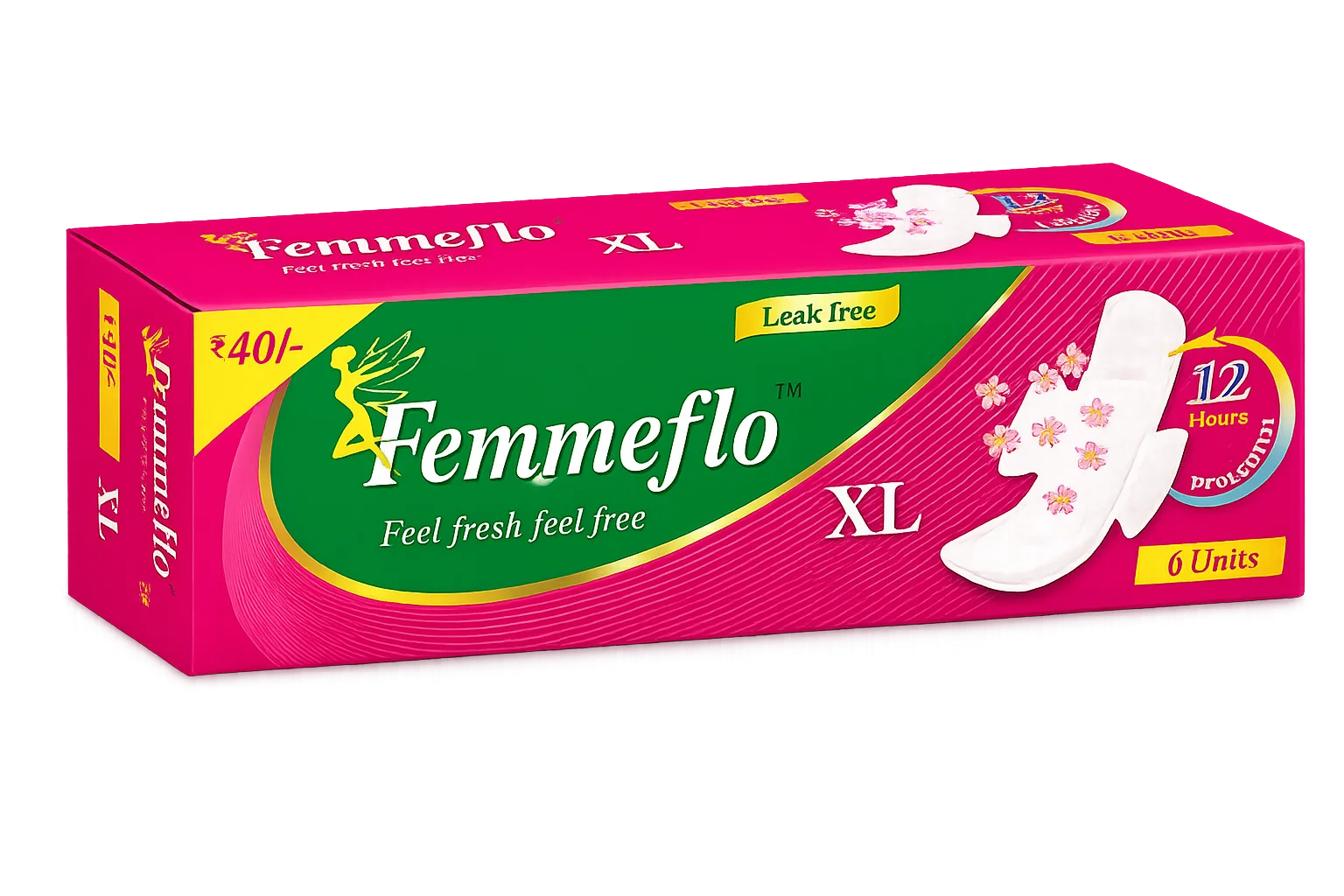 Femmeflo XL Sanitary Pad Showcase